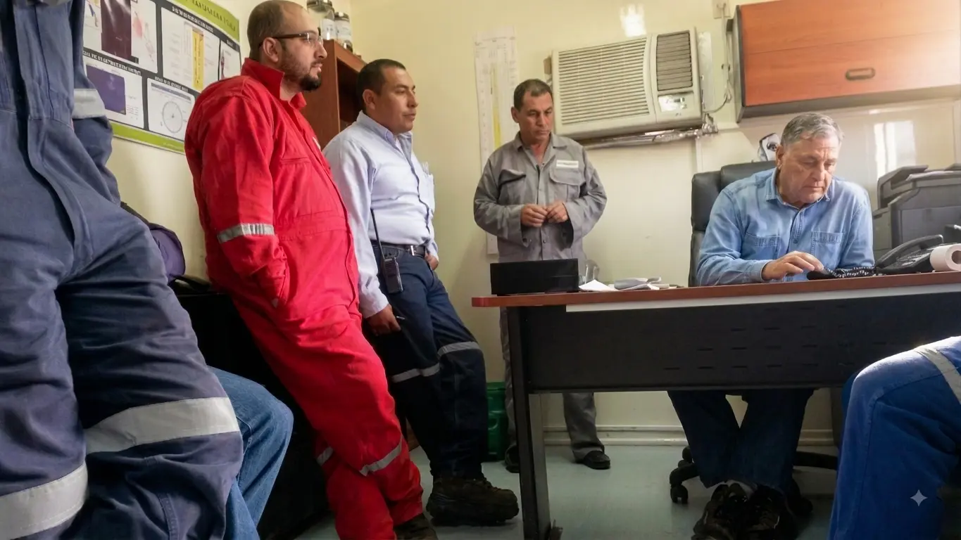Centro de control de perforación